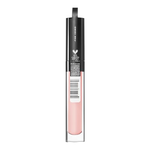 e.l.f. Lip Plumping Gloss, Hydrating, Nourishing, Invigorating, High-Shine, Plumps, Volumizes, Cools, Soothes, Shimmer, Pink Cosmo 8 Ounce 0.09 Fl Oz - Morena Vogue