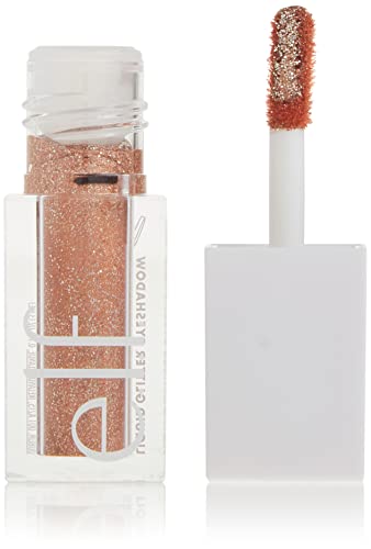 e.l.f. Liquid Glitter Eyeshadow, Long Lasting, Quick-Drying, Opaque, Gel-Based Eyeshadow For Creating High-Impact, Multi-Dimensional Eye Looks, Flirty Birdy, 0.10 Fl Oz - Morena Vogue