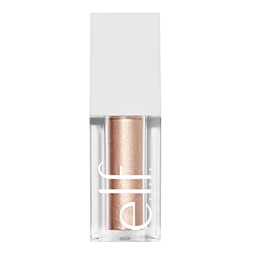 e.l.f. Liquid Metallic Eyeshadow, Gel Formula, Multi-Dimensional Finish For Bold Eye Looks, One-Swipe Coverage, Vegan & Cruelty-Free, Moon, 0.1 Fl Oz - Morena Vogue