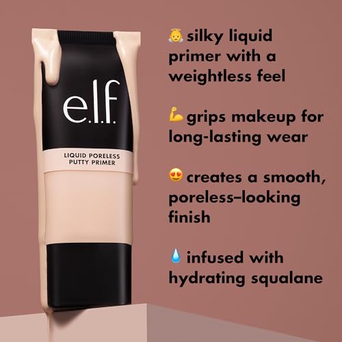 e.l.f. Liquid Poreless Putty Primer, Lightweight Face Primer For Long-lasting Makeup Wear, Creates A Smooth Complexion, Vegan & Cruelty-free - Morena Vogue