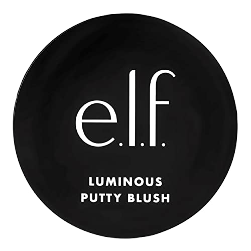 e.l.f. Luminous Putty Blush, Putty-to-Powder, Buildable Blush With A Subtle Shimmer Finish, Highly Pigmented & Creamy, Vegan & Cruelty-Free, Bermuda - Morena Vogue