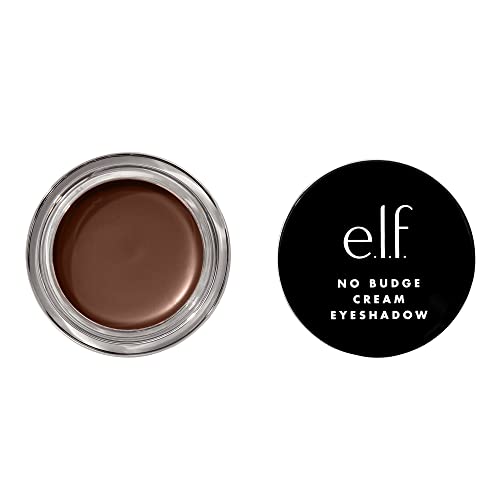 e.l.f. No Budge Cream Eyeshadow, 3-in-1 Eyeshadow, Primer & Liner With Crease-Resistant Color & Stay-Put Power, Vegan & Cruelty-Free, Sand Dune - Morena Vogue