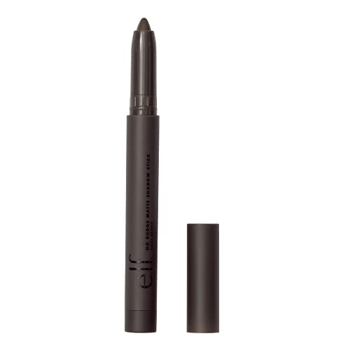 e.l.f. No Budge Matte Shadow Stick, One-Swipe Cream Eyeshadow Stick, Long-Wear & Crease Resistant, Matte Finish, Cool Beans - Morena Vogue