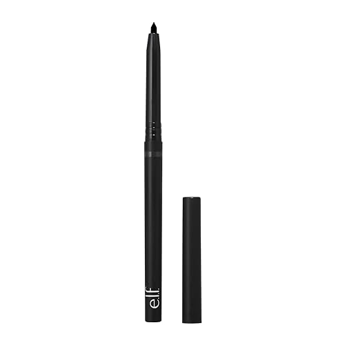 e.l.f. No Budge Retractable Eyeliner, Creamy, Ultra-Pigmented & Waterproof, Creates Bold & Defined Lines, Vegan & Cruelty-Free, Black 0.006 Oz - Morena Vogue