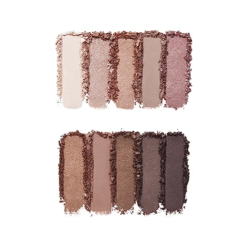 e.l.f. Perfect 10 Eyeshadow Palette, Ten Ultra-pigmented Shimmer & Matte Shades, Vegan & Cruelty-free, Nude Rose Gold (Packaging May Vary) - Morena Vogue