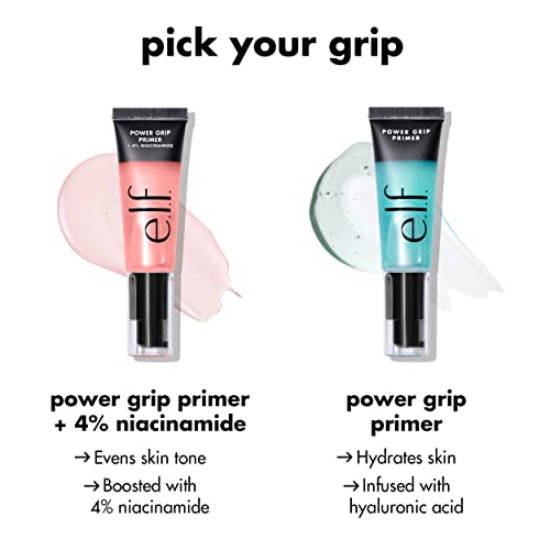 e.l.f. Power Grip Primer, Gel-Based & Hydrating Face Primer For Smoothing Skin & Gripping Makeup, Moisturizes & Primes, 0.811 Fl Oz (24 ml) - Morena Vogue