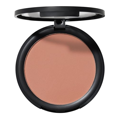 e.l.f. Primer-Infused Blush, Long-Wear, Matte, Bold, Lightweight, Blends Easily, Contours Cheeks, Always Rosy, All-Day Wear, 0.35 Oz - Morena Vogue