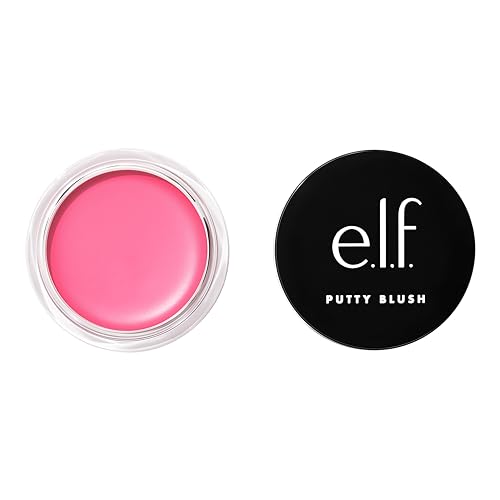 e.l.f. Putty Blush, Creamy & Ultra Pigmented Formula, Infused with Argan Oil & Vitamin E, Bora Bora, 0.35 Oz (10g) - Morena Vogue