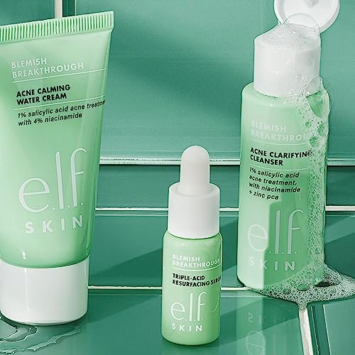 e.l.f. SKIN Blemish Breakthrough Blemish Control Basics Kit, Travel-Size Acne Skincare Routine, Cleanser, Serum & Moisturizer, Vegan & Cruelty-Free - Morena Vogue