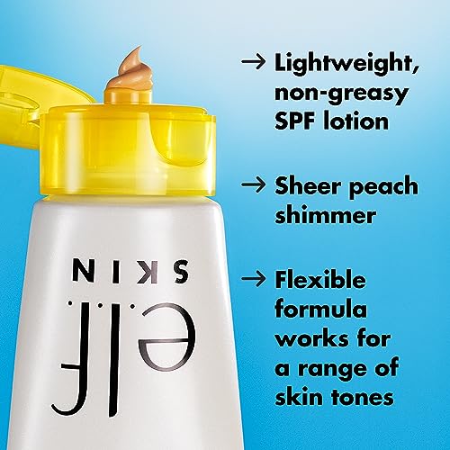 e.l.f. SKIN Suntouchable Whoa Glow SPF 30, Sunscreen & Makeup Primer For A Glowy Finish, Made With Hyaluronic Acid, Vegan & Cruelty-Free, Packaging May Vary, Sunbeam - Morena Vogue