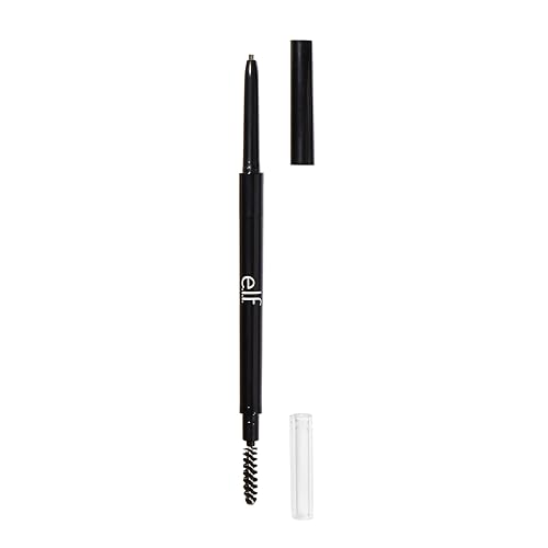 e.l.f., Ultra Precise Brow Pencil, Creamy, Micro-Slim, Precise, Defines, Creates Full, Natural-Looking Brows, Tames and Combs Brow Hair, Neutral Brown, 0.0017 Oz - Morena Vogue