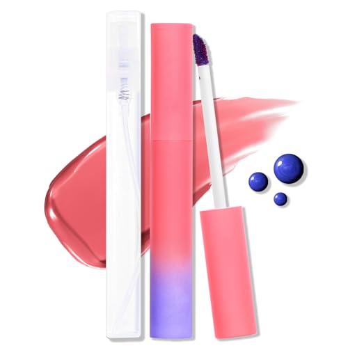 Erinde Peel Off Lip Stain Masque, Waterproof Lip Tint, Long Lasting & Transfer Proof Lip Stain Tint Lip Makeup, Matte Finish Highly Pigmented Color Tattoo Lip Stain, 02 Rose - Morena Vogue