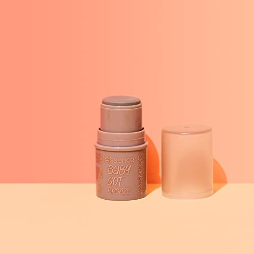 essence | Baby Got Bronze | Cream Bronzer Stick Easy to Apply & Blend | Vegan & Cruelty Free | Free From Gluten, Parabens, Preservatives, & Microplastic Particles (10 | Cinnamon Spice) - Morena Vogue