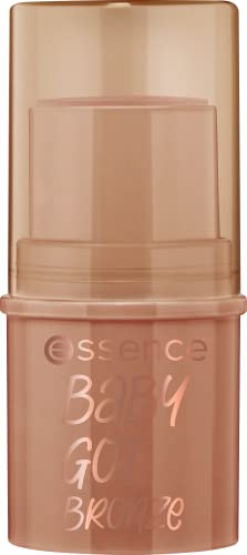 essence | Baby Got Bronze | Cream Bronzer Stick Easy to Apply & Blend | Vegan & Cruelty Free | Free From Gluten, Parabens, Preservatives, & Microplastic Particles (10 | Cinnamon Spice) - Morena Vogue