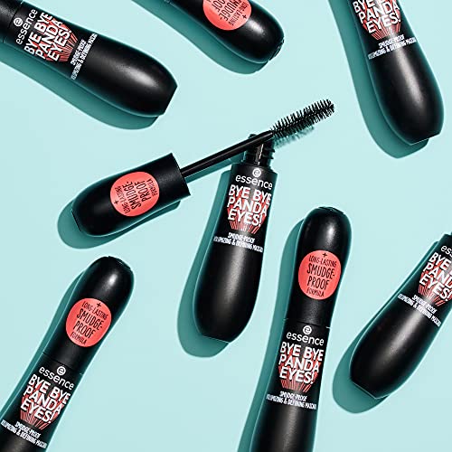 essence | Bye Bye Panda Eyes Tubing Mascara | Smudge-proof, Volumizing Definition | Vegan, Cruelty Free, Free From Parabens & Oils (Pack of 1) - Morena Vogue