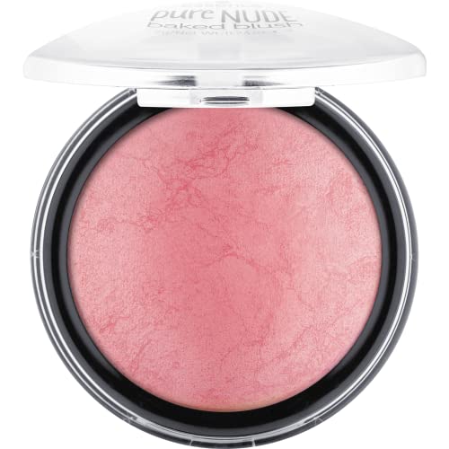 essence | Pure Nude Baked Blush | Highly Pigmented Baked Texture for a Bright, Healthy Glow | Available in 8 Gorgeous Shimmery Shades | Vegan & Cruelty Free (02 pink flush) - Morena Vogue