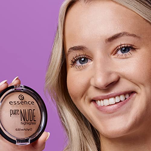 essence | Pure NUDE Highlighter, 10 Be My Highlight | Natural and Subtle Glow | Vegan & Cruelty Free | - Beige - Morena Vogue