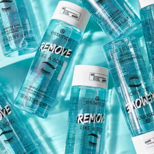 essence | Remove Like A Boss Waterproof Eye & Face Make-Up Remover | Bi-Phase, Gentle & Caring, Easy to Remove | Vegan & Cruelty Free | Free from Parabens, & Microplastic Particles - Morena Vogue