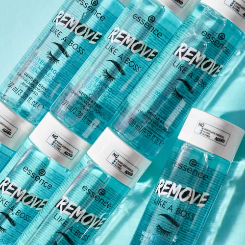 essence | Remove Like A Boss Waterproof Eye & Face Make-Up Remover | Bi-Phase, Gentle & Caring, Easy to Remove | Vegan & Cruelty Free | Free from Parabens, & Microplastic Particles - Morena Vogue