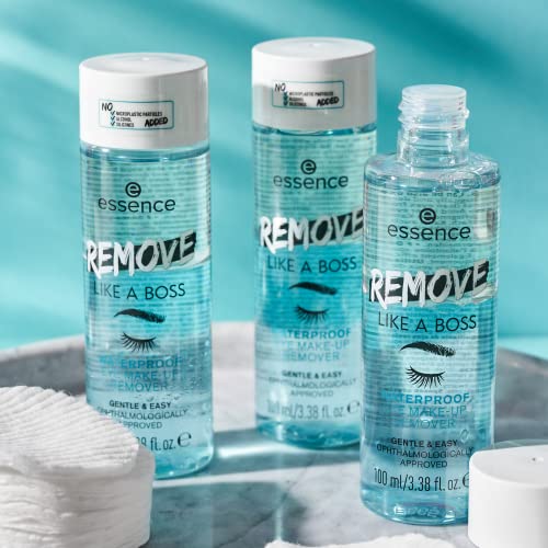 essence | Remove Like A Boss Waterproof Eye & Face Make-Up Remover | Bi-Phase, Gentle & Caring, Easy to Remove | Vegan & Cruelty Free | Free from Parabens, & Microplastic Particles - Morena Vogue