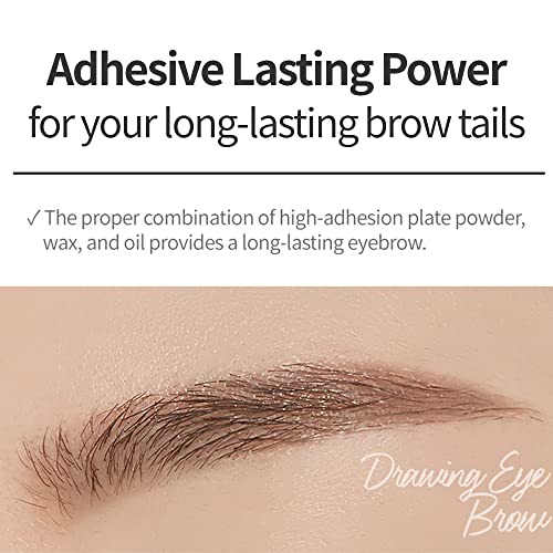 ETUDE Drawing Eye Brow #2 Gray Brown 21AD | Long-Lasting Eyebrow Pencil for Soft Textured Natural Daily Look Eyebrow Makeup | K-beauty - Morena Vogue