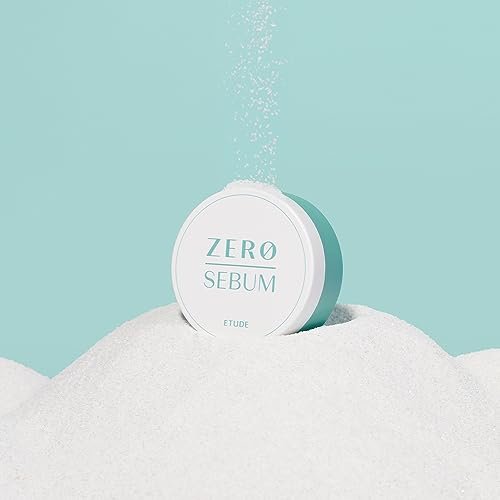 ETUDE Zero Sebum Drying Powder 4g New (23AD) | Korean Lightweight Oil Control No Sebum Loose Face Translucent Powder with 80% Mineral | Long Lasting for Setting | K-beauty - Morena Vogue