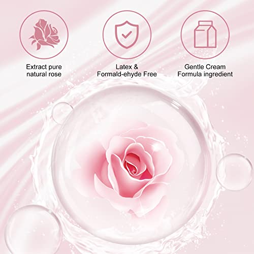 Eyelash Extension Remover 10g Lash Extension Remover Dissolves Powerful for Lash Extensions Lash Glue Remover Low Irritation for Sensitive Skin(Rose) - Morena Vogue