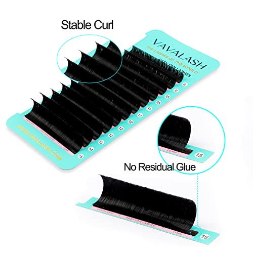 Eyelash Extension Supplies D Curl 0.07 Rapid Volume Lash Extensions Easy Fan 3D 4D 5D 6D 7D 10D Automatic Blooming Flower Lashes Self Fanning Russian Individual （D-0.07,8-15mm） - Morena Vogue