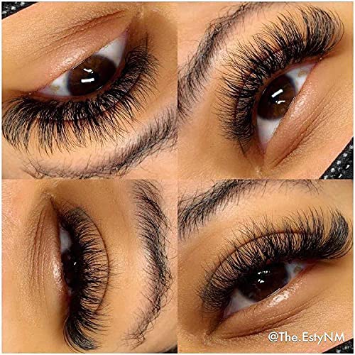 Eyelash Extensions 0.03 C CC D DD J B L Curl 13-20mm Lash Extensions Supplies Individual Lashes Premium Silk Volume & Classic Lash Soft Matte Dark Professional Eyelashes Extension (0.03-D-13-20 Mixed) - Morena Vogue