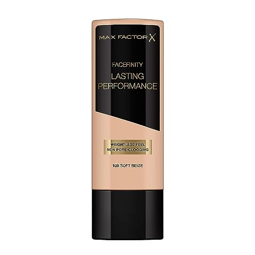 Facefinity Lasting Performance Foundation - 105 Soft Beige by Max Factor for Women - 1.18 oz Foundation - Morena Vogue