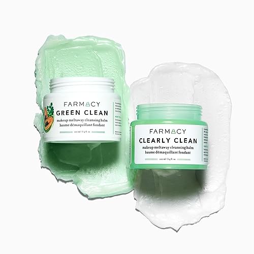 Farmacy Makeup Remover Cleansing Balm - Clearly Clean Fragrance-Free Makeup Melting Balm - Great Balm Cleanser for Sensitive Skin (3.4 Fl Oz) - Morena Vogue