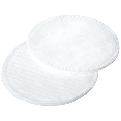 ForPro Professional Collection Pure & Natural Stitched Cotton Rounds for Face, 100% Pure Cotton Makeup Remover Pads, Hypoallergenic, Lint-Free, Vegan & Cruelty-Free, Pack of 4-100 Cotton Pads - Morena Vogue