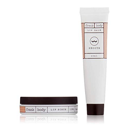 Frank Body Original Lip Duo Kit | Exfoliating Sugar Lip Scrub and Multipurpose Lip Balm | Plumping Lip Exfoliator, Smoothes Dry Flakey Lips & Moisturzing Lip Lanolin To Finish | Natural & Cruelty Free - Morena Vogue