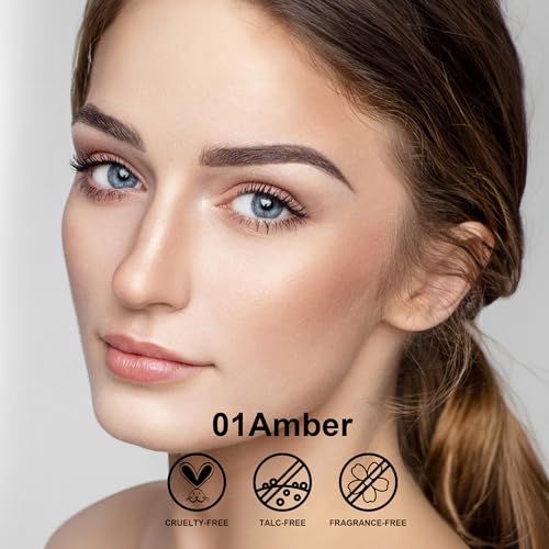 FV Cool Toned Contour Stick, Blendable & Smooth, Natural Finish Cream Contour Stick, Waterproof & Long Lasting Face Shaping Contouring Stick Makeup for Beginners, Cruelty-free, 01 Amber - Morena Vogue