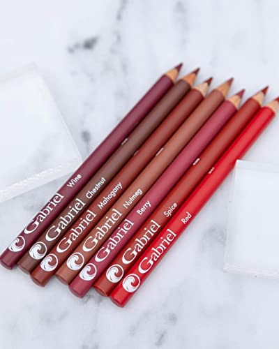 Gabriel Cosmetics Classic Lip Liner, Paraben Free, Vegan, Gluten-free, Cruelty-free, Non GMO (Berry) - Morena Vogue