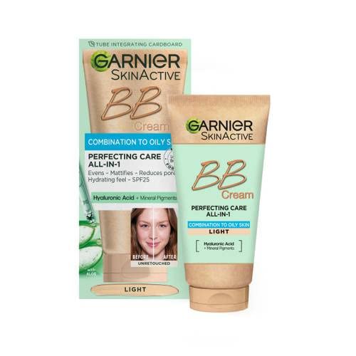 Garnier Skin Naturals Combination to Oily Hyaluronic Aloe All-in-1 BB Light Cream, 50ml - Morena Vogue