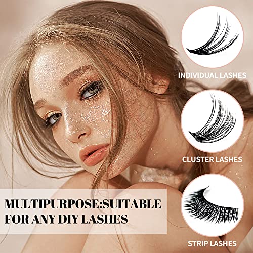 GEMERRY Lash Bond and Seal Cluster Lash Glue for Individual Lashes Long Retention 48-72 Hours Waterproof Individual Lash Glue for Lash Clusters DIY Eyelash Extensions Glue at Home - Morena Vogue