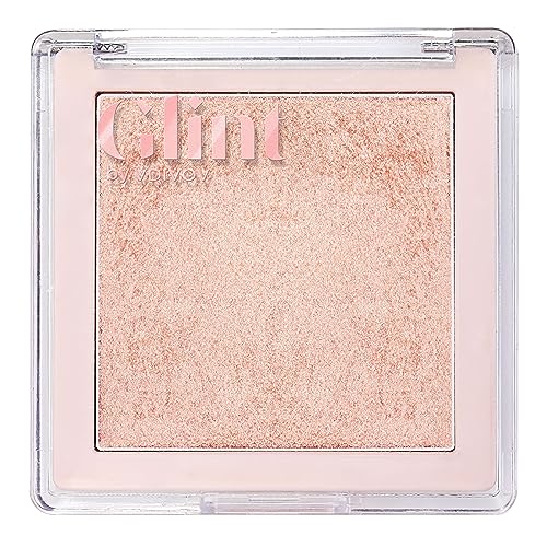 Glint DEWY MOON NATURAL GLOW HIGHLIGHTER RADIANCE ENHANCING MAKEUP (Dewy Moon, 3.8g/0.13oz) - Highlighter Powder Add Glimmer to Makeup by LG Beauty. Shiny Illuminator, Rich Pigment & Silky Touch - Morena Vogue