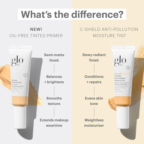 Glo Skin Beauty C-Shield Anti-Pollution Moisture Tint - Tinted Moisturizer With SPF 30 for Face, Broad Spectrum Protection & Vitamin C, 1.7 Oz (5W-Medium) - Morena Vogue