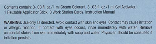 Godefroy Instant Eyebrow Color, Medium Brown, 0.18 ounces, 12-weeks of long lasting, 3-applications per kit, 3 Count (Pack of 1) - Morena Vogue