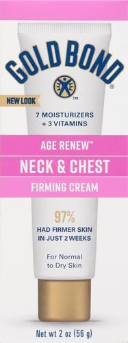 Gold Bond Age Renew Neck & Chest Firming Cream, 2 oz., Clinically Tested Skin Firming Cream - Morena Vogue