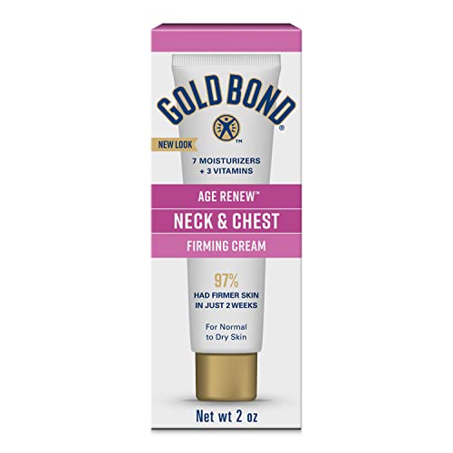 Gold Bond Age Renew Neck & Chest Firming Cream, 2 oz., Clinically Tested Skin Firming Cream - Morena Vogue