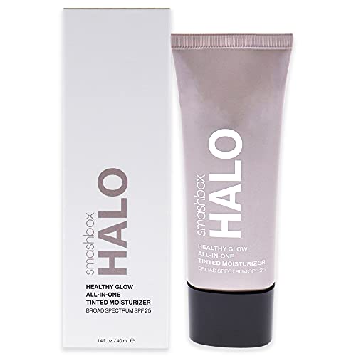 Halo Healthy Glow All-In-One Tinted Moisturizer SPF 25 with Hyaluronic Acid, Light to Medium Coverage, Dewy Finish, Oil-free, Sweat and Humidity Resistant - Morena Vogue