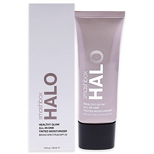 Halo Healthy Glow All-In-One Tinted Moisturizer SPF 25 with Hyaluronic Acid, Light to Medium Coverage, Dewy Finish, Oil-free, Sweat and Humidity Resistant - Morena Vogue