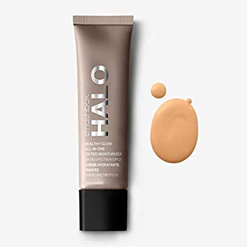 Halo Healthy Glow All-In-One Tinted Moisturizer SPF 25 with Hyaluronic Acid, Light to Medium Coverage, Dewy Finish, Oil-free, Sweat and Humidity Resistant - Morena Vogue