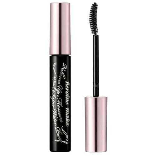 HEROINE MAKE by KISSME Volume UP Mascara Super Waterproof WP 01 Black | with Ultra Volumizing for Even Long-Lasting and Curl Eyelash for Women - Morena Vogue