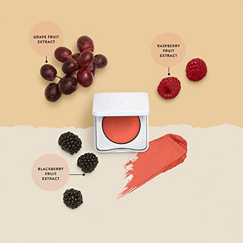 Honest Beauty 2-in-1 Creme Cheek Blush + Lip Color | EWG Verified, Vegan + Cruelty Free | Rose Pink, .1 oz - Morena Vogue