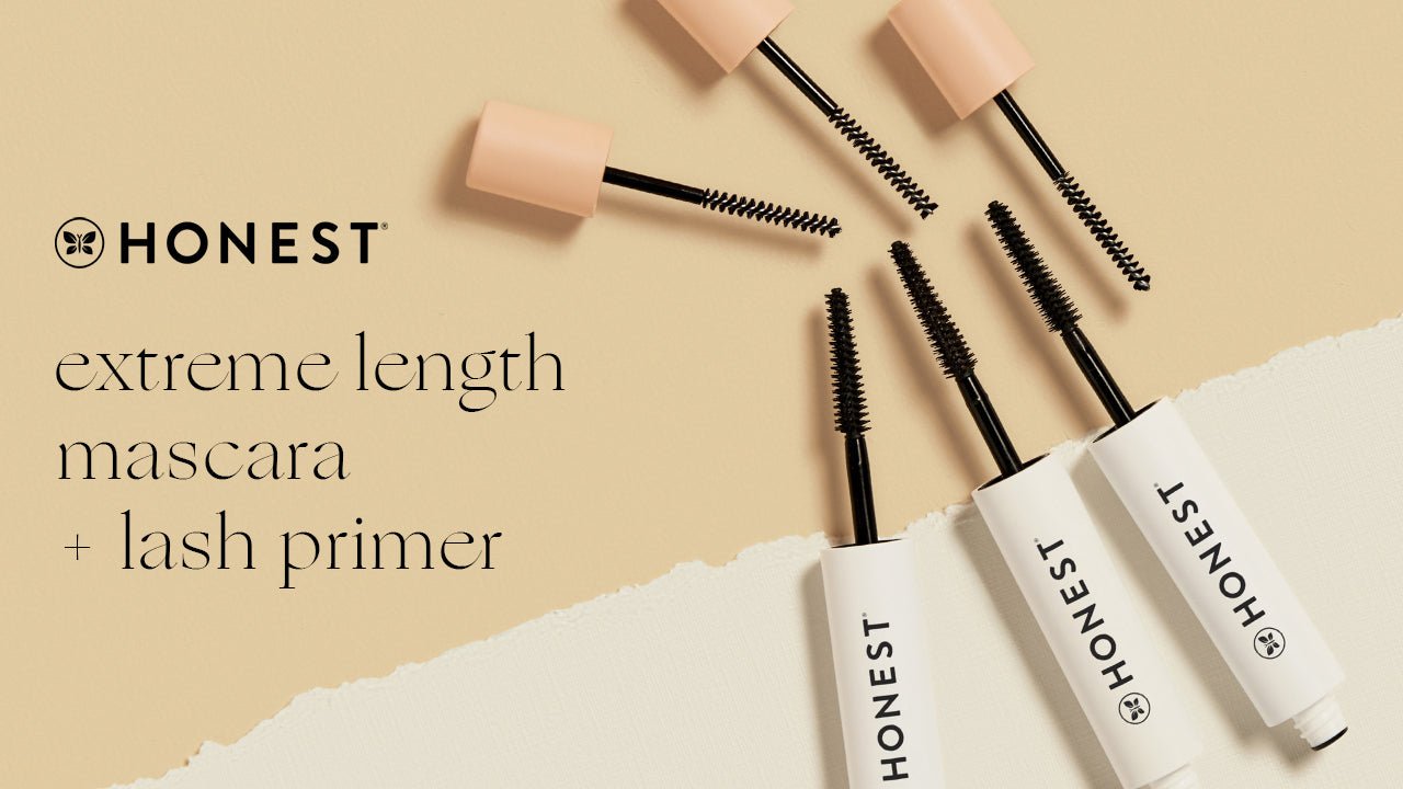 Honest Beauty 2-in-1 Extreme Length Clean Mascara + Lash Primer | Lengthening + Volumizing | EWG Verified + Cruelty Free | Black, .27 fl oz - Morena Vogue