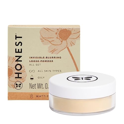 Honest Beauty Talc-Free Translucent Loose Setting Powder | Invisible, Matte Finish | EWG Verified, Vegan + Cruelty Free | .56 oz - Morena Vogue