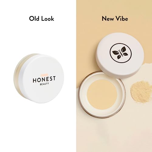 Honest Beauty Talc-Free Translucent Loose Setting Powder | Invisible, Matte Finish | EWG Verified, Vegan + Cruelty Free | .56 oz - Morena Vogue